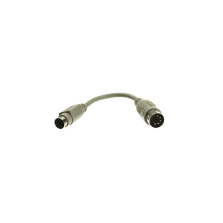 Cable Wholesale PS/2 to AT Keyboard Adapter, MiniDin6 PS/2 Female to Din5 AT Male, 6 inch 10I5-012HF